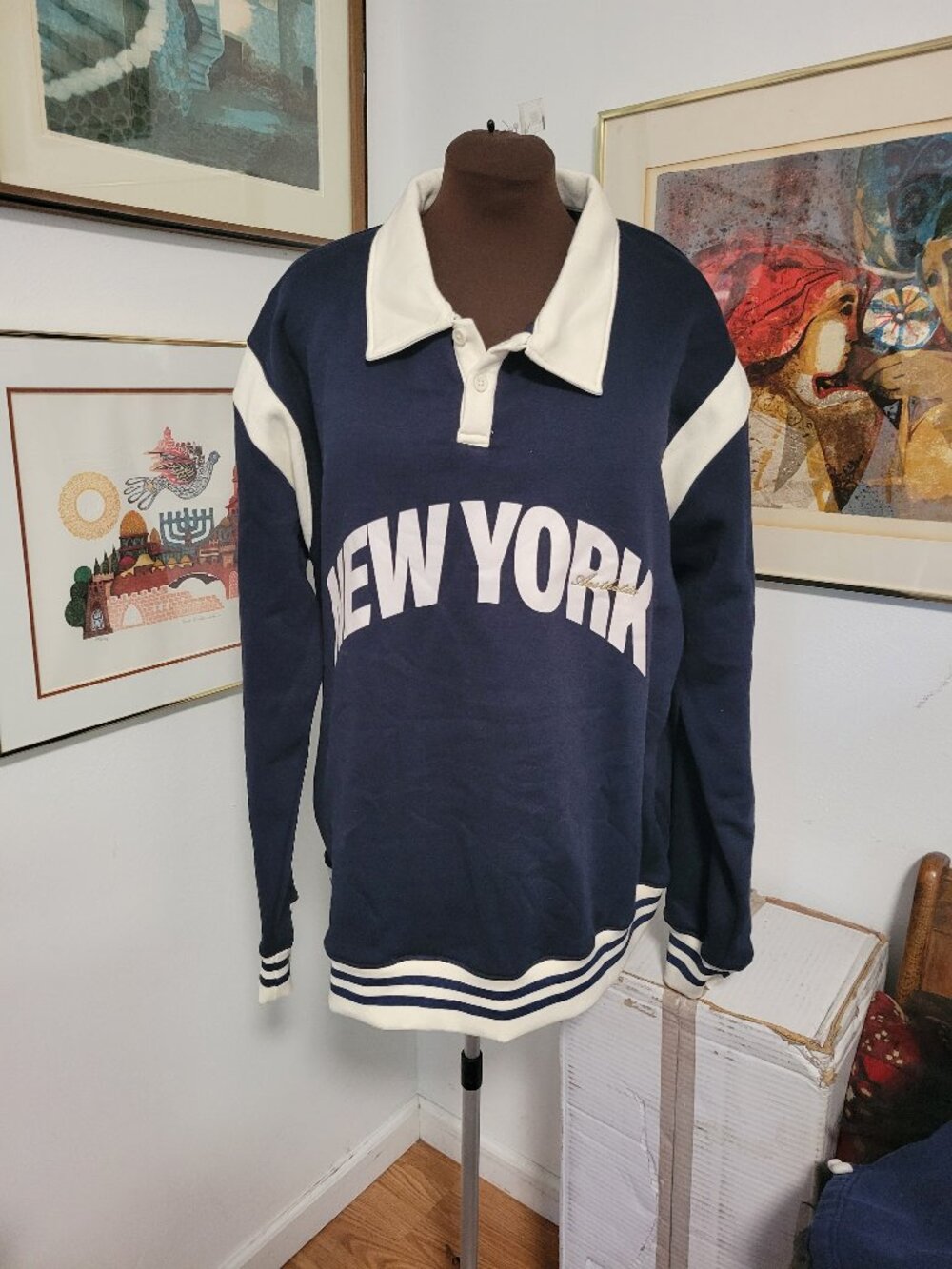 Denim & Flower Ricky Singh New York Sweatshirt Size XXL